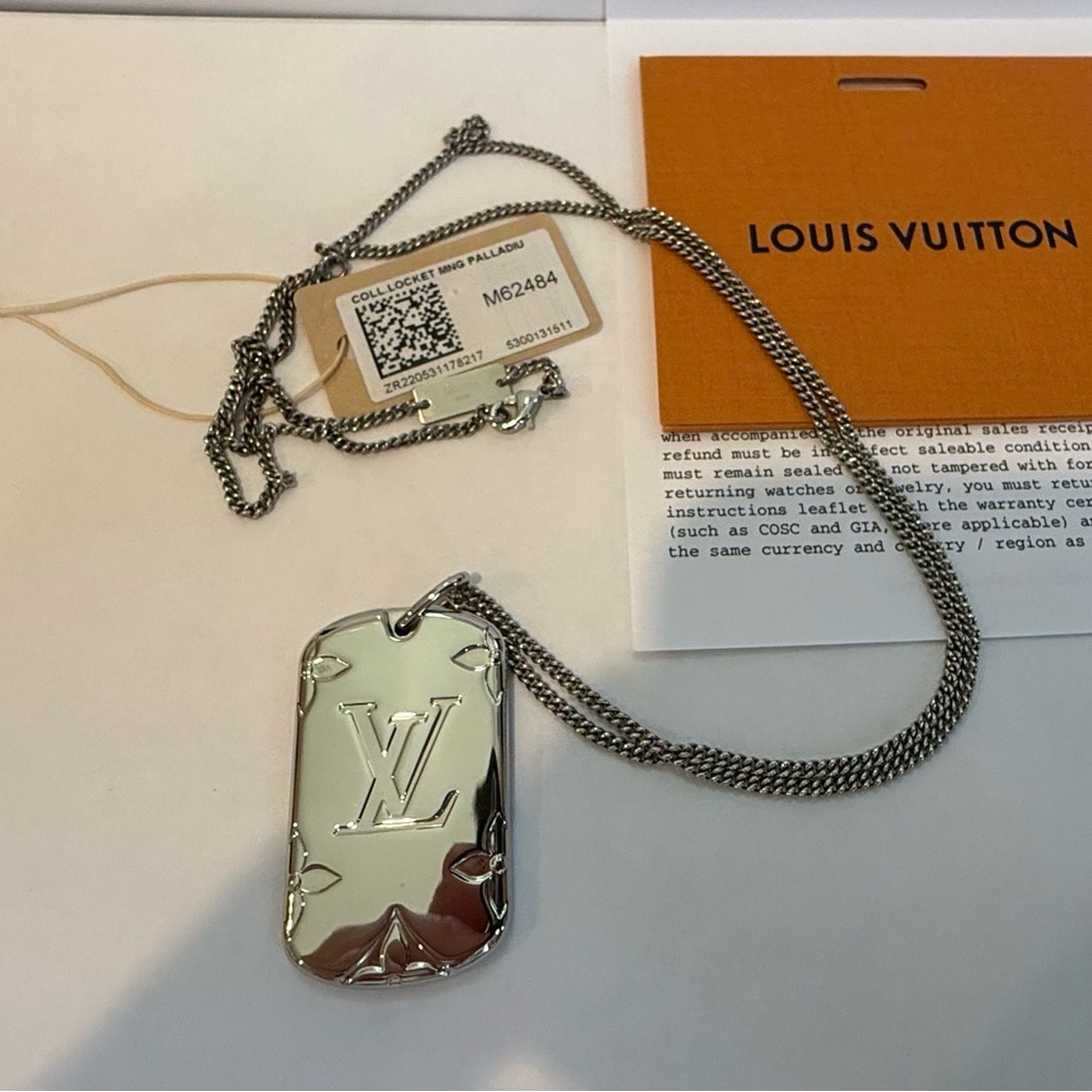 LV Monogram Locket Necklace